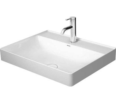 Ceramic Rectangular Vessel Bathroom Sink