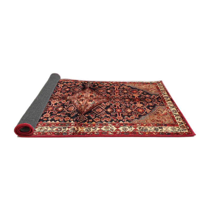 Tapis à motif oriental rouge / brun, Rectangle 7 pi x 9 pi
