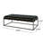 Upholstered Velvet Ottoman Bench With Brass Finish-163026502