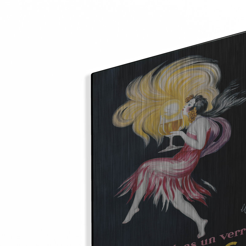 «House of Hampton» Cognac Monnet par Vintage Posters, art mural en métal, H 16 po x l 12 po