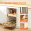 Pull Out Cabinet Organizer Soft Close Slide Out Shelf Wood Drawer