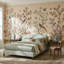Papier peint floral, oiseaux, décor mural oriental amovible-1080231795-1080231794