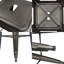Tabourets de bar en métal empilables sans dossier de H 30 po, chaise de salle à manger intérieure / extérieure Holubice (ensemble de 4)-250782331