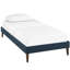 Lit en tissu de polyester et bois avec pieds fuselés carrés Sharon-114939756-114939665