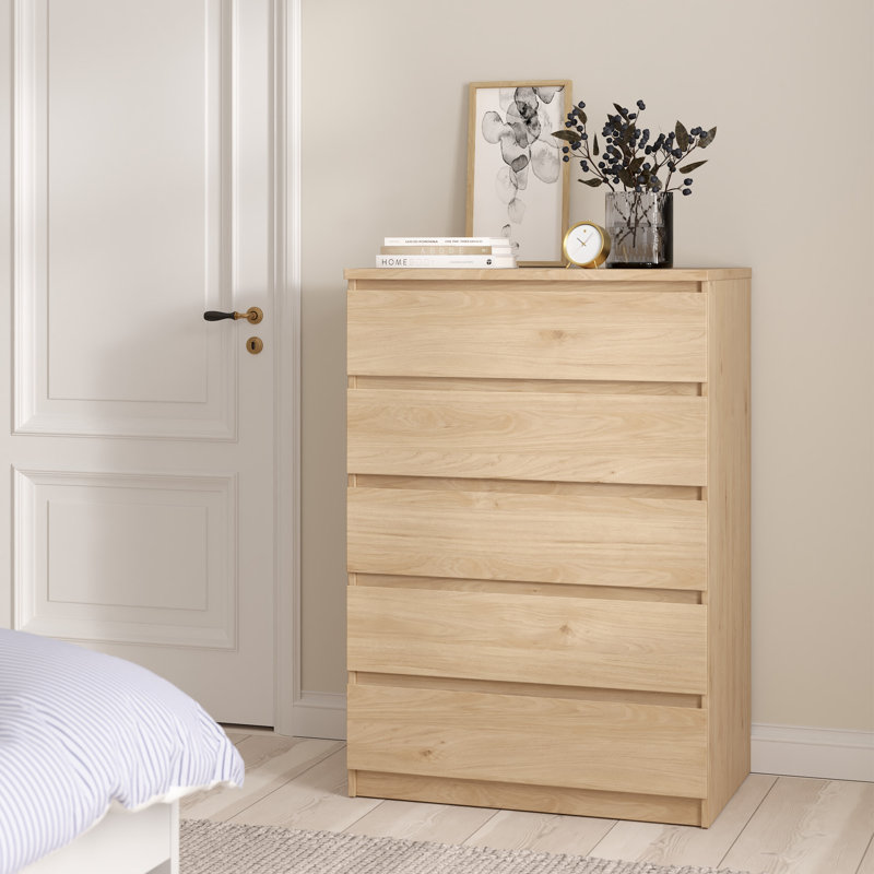 Parley 77cm W 5 - Drawer Chest of Drawers