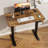 Guimauve Height Adjustable Electric Standing Computer Desk With Non-Spliced Desk Top Home Office Desk-1810164578-1810164576-1806126415