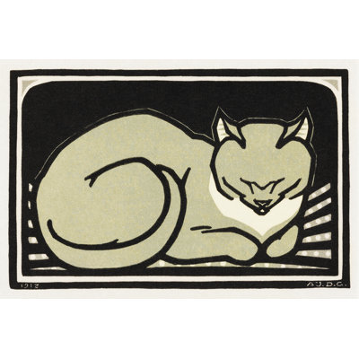 Tattva Cats By De Graag V by Julie De Graag - Wrapped Canvas Print