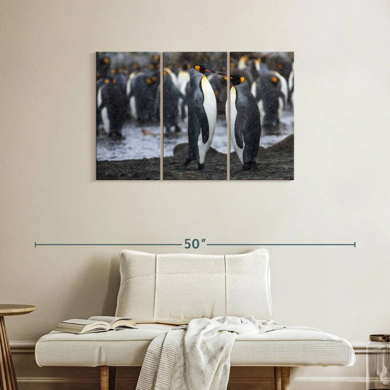 Brampt Penguin Romance, 24" H x 38" W