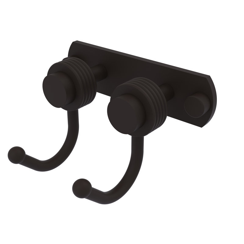 Mercury 2 Position Wall Mounted Robe Hook, Oil Rubbed Bronze