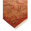 Tapis orange / doré en laine noué à la main de conception unique 8 pi 1 po x 9 pi 10 po Braylin Mogul