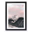 The Pink Mountain in Abstract - Picture Frame Graphic Art Print-55763415-55763419