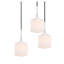 Luminaire suspendu rectangulaire 5 lumières grappe Thiede-1838677249-1839415957