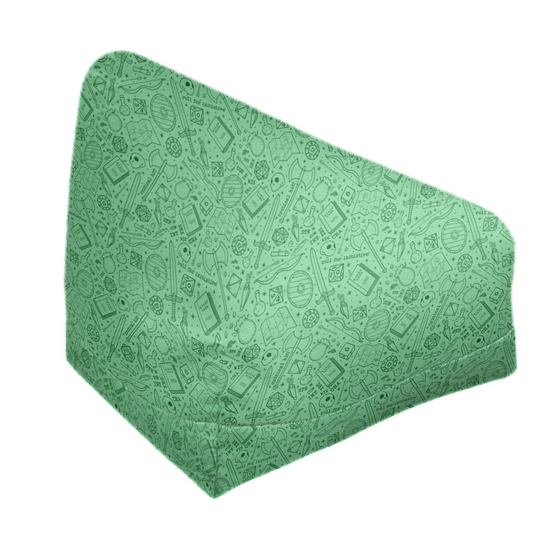 Sac de pois Leffel, H 120 po x L 31 po x P 60 po, Rembourrage poly, vert