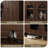 59'' Mid-Century Modern TV Stand with Arched Glass Doors, Media Console Table for TVs up to 65'', Sideboard Storage Cabinet for Living Room & Entryway-1140923991