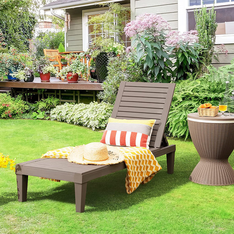 Hvidovre 190cm Long Reclining Single Chaise, Brown