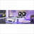 Twin Size Solid Wood Platform Bed, Race Car Shaped With LED, No Box Spring Needed, Upholstered Backrest White for Bedroom-631663287