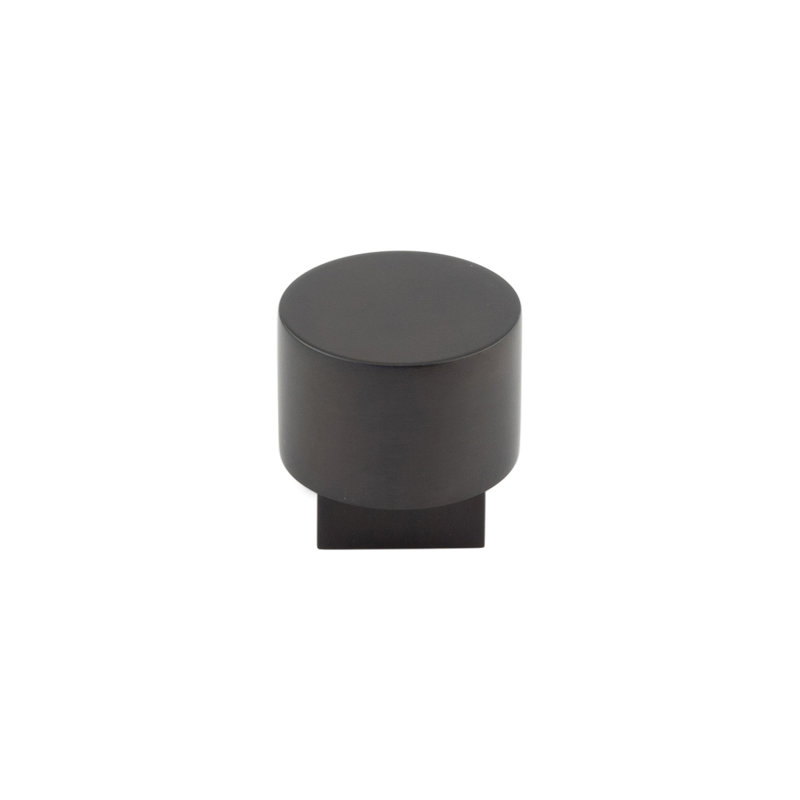Westminster 30mm diameter cylindrical knob, Satin Brass