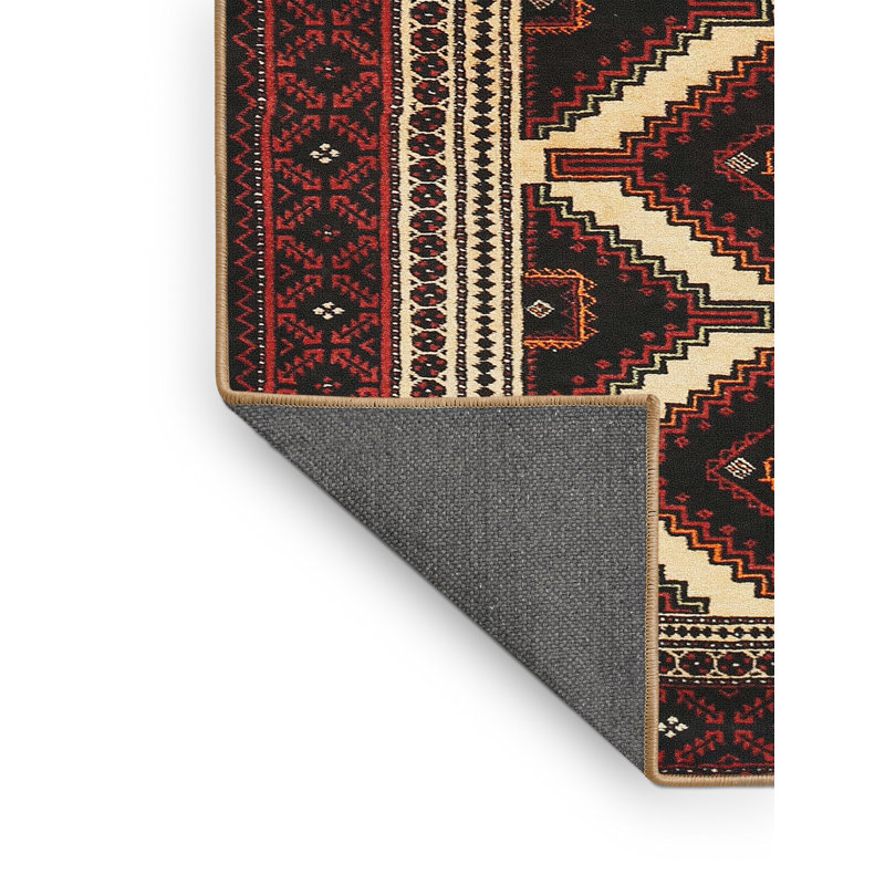 Tapis rouge à motif sud-ouest, Rectangle 5 pi x 8 pi