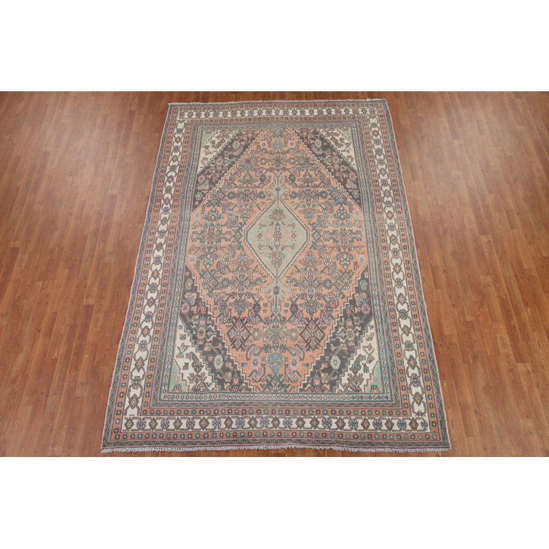 Tapis à motif géométrique traditionnel 7 x 10