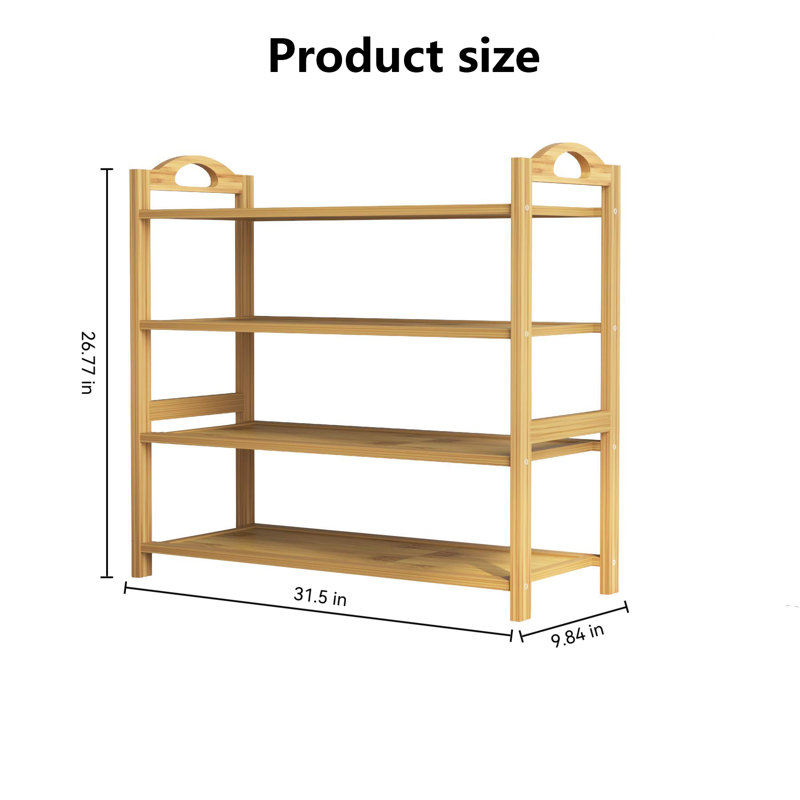 Bamboo Shoe Rack, 4Th Floor Shoe Cabinet, Entrance Shoe Rack