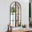 Window Venetian Distressed Full Length Mirror Metal Framed Accent Mirror