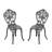 Cast Aluminum Patio Dining Chair 2PCS