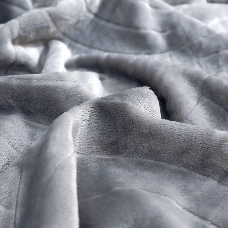 Flannel Plain Weave / Muslin Throw Blanket, King, Taupe Gray