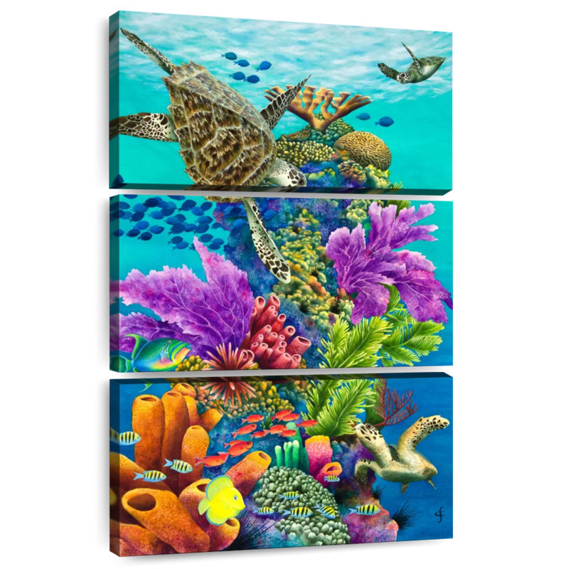 Sea Summit, 57" H x 36" W