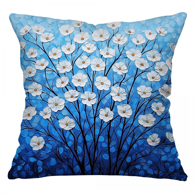 Coussin Blossoming Tree, Carré 18 po