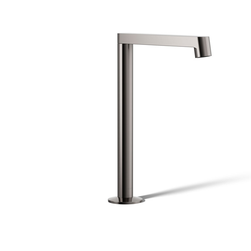 Components Tallbathroom Sink Spout with Row Design, Vibrant Titanium
