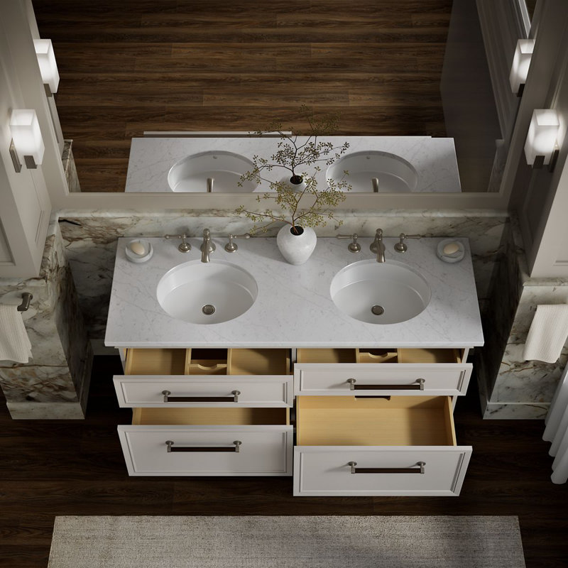 Artifacts Vanity 60 Inches, Linen White