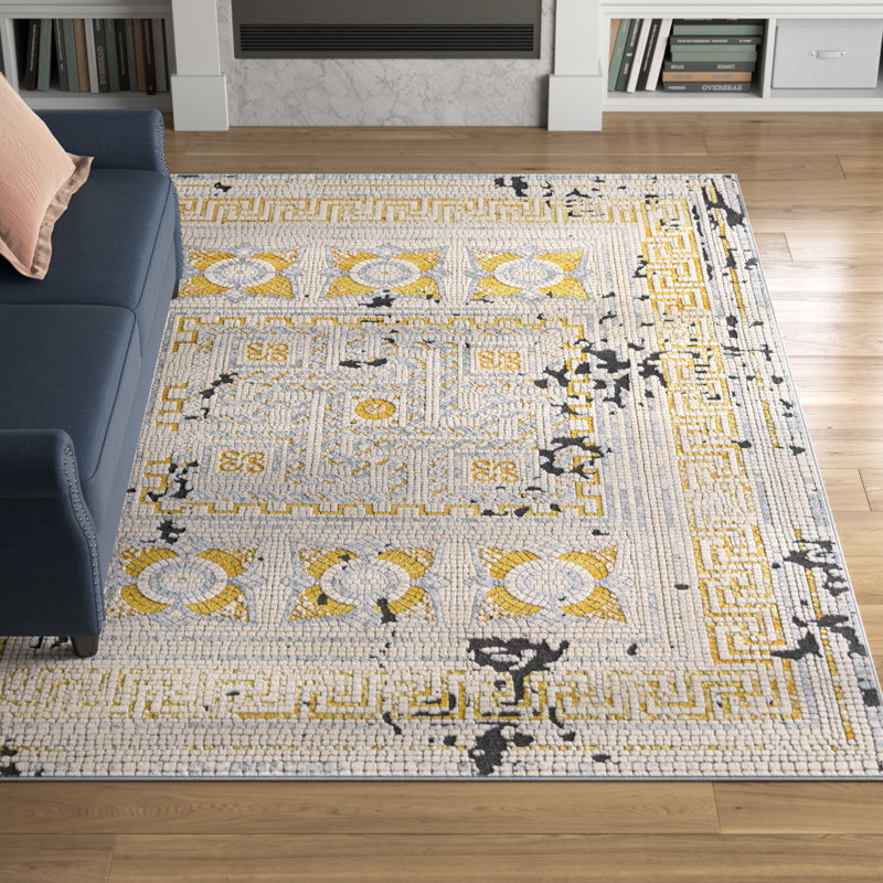 Tapis d'intérieur Imane, Rectangle 5 pi 3 po x 7 pi 3 po