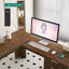 59.8" L-Shape Executive Desk With Built-In Outlets And 6 Storage Drawers-390384085