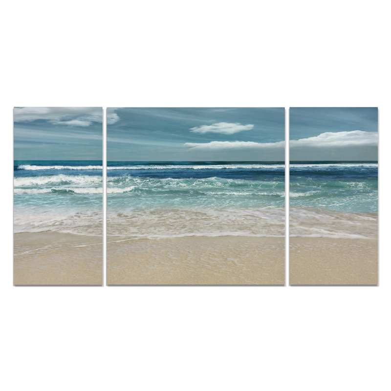 " Symphony Of The Sea " 3 - Pieces, 40" H x 80" W x 1.5" D