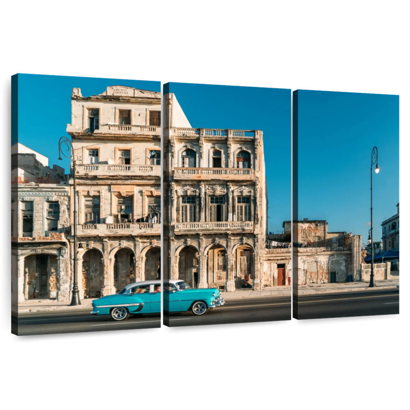 Rorry Old Havana Speeding Car, 48" H x 74" W