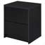 Table de chevet noire à 2 tiroirs avec lumières DEL et USB-1581946207