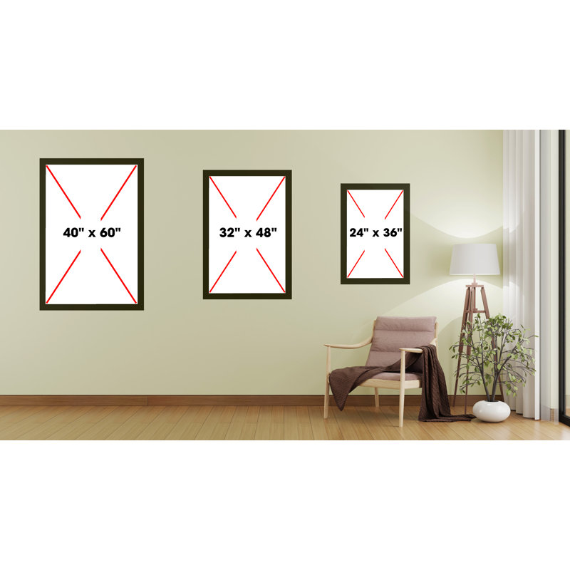 Good Black Art “Simone” by PJ Harper | Limited-Edition Solid Wood Framed Wall Art Print, 24" H x 36" W, Black