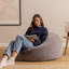 Kingston Faux Rabbit Fur Classic Bean Bag-118322699
