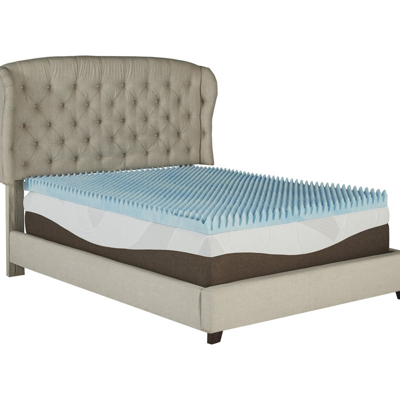 Surmatelas en mousse viscoélastique réversible Slumber Solutions, Simple extra long, 3"
