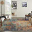 Celestial Abstract Synthetic Area Rug-55796103