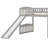 Loft Bed With Slide And Ladder-1077736887