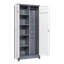 Armoires de rangement en métal, armoire à outils de nettoyage avec porte verrouillable, grand porte-outils à balais et rangement, grande armoire de rangement pour cuisine, garde-manger, bureau, magasin