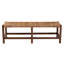 Banc en bois massif Dannilynn