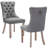 Almerinda Tufted Flax Upholstered Back Dining Chair-484154416-533324188