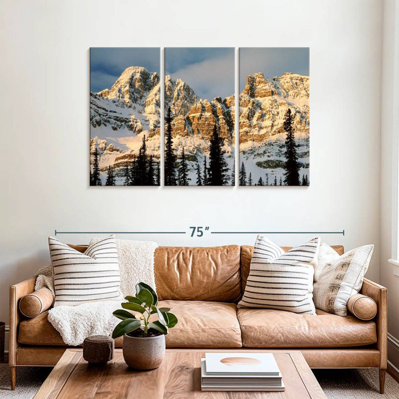 Alvord Banff National Park Mountains, 36" H x 57" W