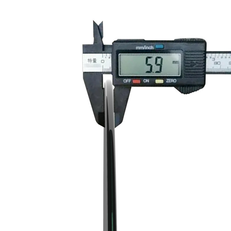 Plateau de table rond en verre trempé noir de 76 cm (30 po) d'épaisseur, 6 mm (1/4 po) – Résistant aux chocs – Idéal pour les meubles de bureau et de patio – Tables basses de 76 cm (30 po) de diamètre