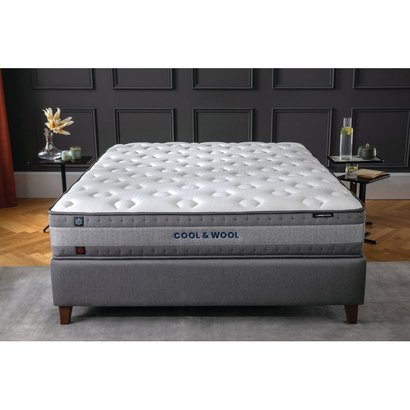 Matelas à ressorts ensachés 10 po Cool & Wool, Lit double
