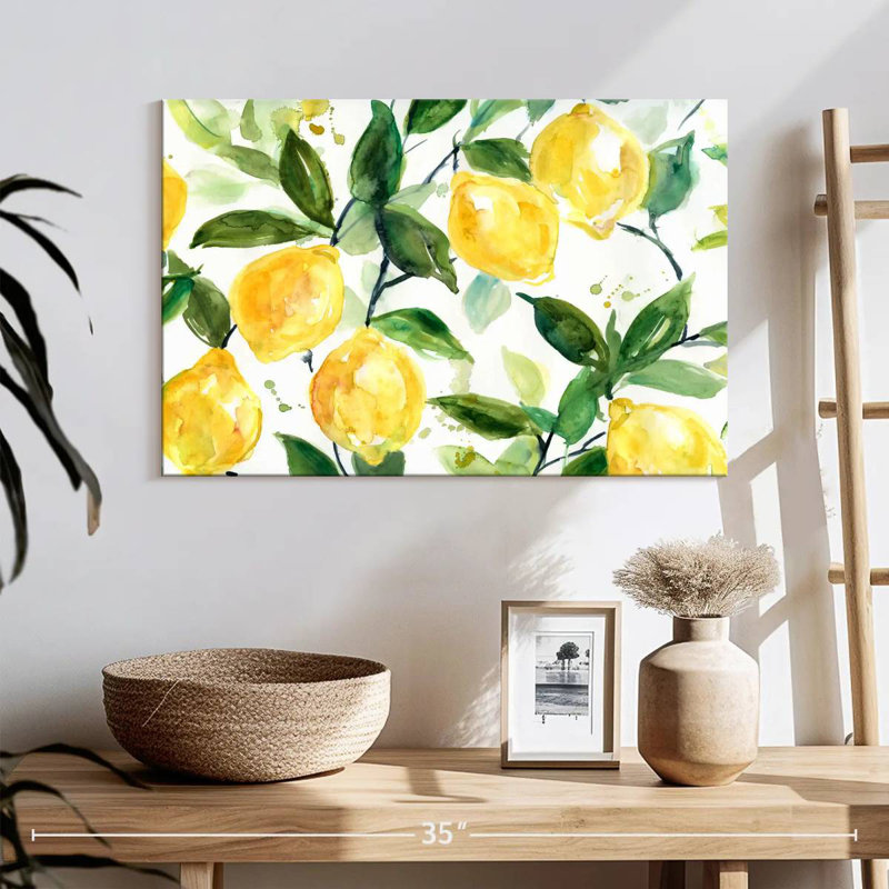 Yarlin Lemony Branches, 16" H x 24" W