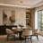 Transitional LED Honeycomb Orb Chandelier