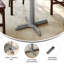 Table de restaurant Beverly avec base en X et colonne de 3 po de hauteur-1120025451-1162950008